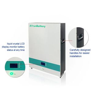 Prismatic Cell Wall Mount Lifepo4 Battery RS485 / CAN 51.2V 100ah Lithium