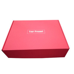 Kraft Corrugated Mailer Box Clothes Shoes Customized Paper Packaging Box