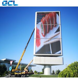 Customized Size High Brightness P6 Outdoor Facade LED Screen With Mean Well