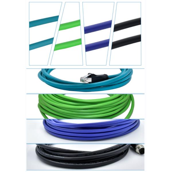 Straight 90 Degree Waterproof Circular Connector A Code Male Female M12 3 Pin Connector