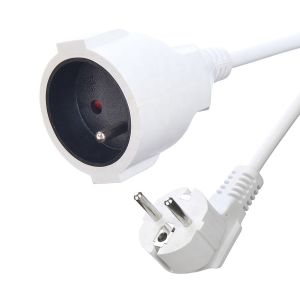 Waterproof Power Cable White VDE Plug Power Cord 1.5M Length or Customized for