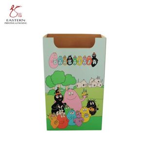 Glossy Lamination Corrugated Display Stand 100cm Height