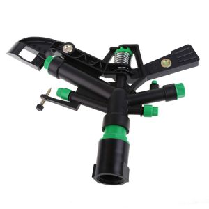 1'' Full Circle Irrigation Impact Sprinklers 360 Gear Drive With 5 Nozzles