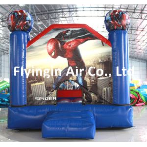 Customized Rocket Bounce Inflatable Spiderman Jumping house with Blower for Sale