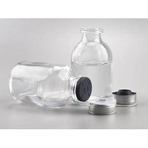 100ml A Clear Molded Glass Vial USP Type II With 20mm Neck