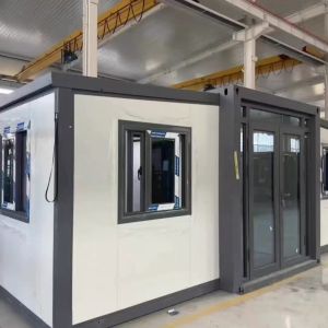 Cheap Expandable Prefab Home Galvanized Steel Frame 18.5sqm for sale