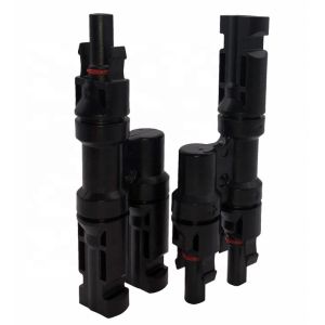 T Type 2 To 1 Solar PV Connector 1000V / 1500V IP68 For Solar Power System