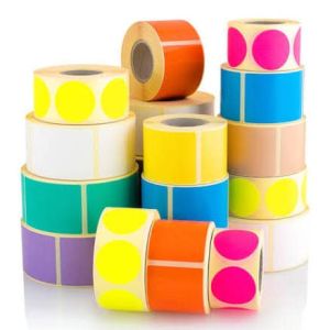 Weifang Made Printed Adhesive Direct Thermal Label Color Thermal Sticker Top