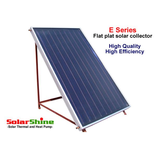 Quality Selective Absorb Coating Flat Plate Solar Collector Residential House Applications wholesale