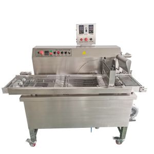 30kg Chocolate Enrober Machine with Cooling Tunnel Professional Confectionery