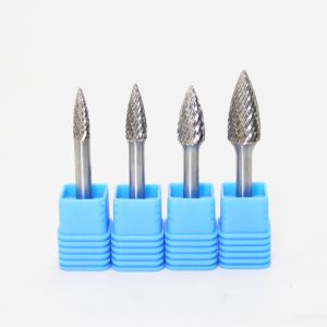 Cheap WUWTOOLS 6mm Shank Best Carbide Burr for Hardened Steel Metal Removal MX Cut Carbide Burrs for Die Grinder for sale