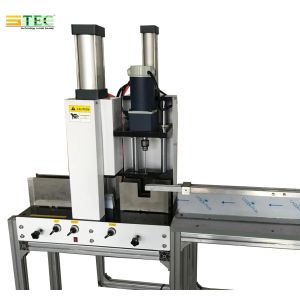 China Honeycomb Automated Pleated & Cellular Shade Fabrication System Pleated Blind Fabric Cutting And Punching Machine on sale