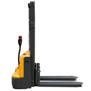 CE 680mm Fork PU Wheel Pedestrian Electric Pallet Stacker