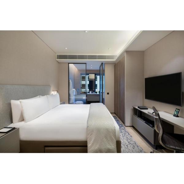 Quality High end quality Hotel apartment furniture interior design of Laminate board wardrobe cabinet with TV stand table wholesale