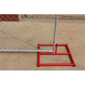 chain link temporary construction fence panels 6FT X 10F Mesh 2 3/8 " x 2 3/8" (