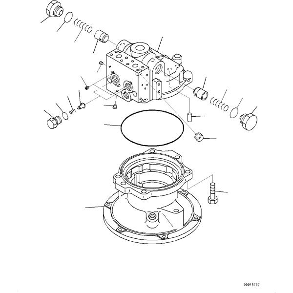 小松 706-7G-01140 零件 电机总成