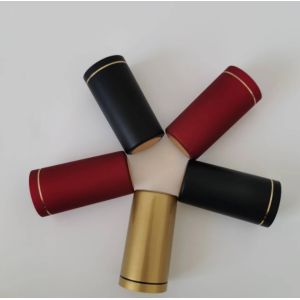 China Customized Wine Glass Bottle Clear Aluminum Plastic Lid with Sealed Wine Capsule on sale