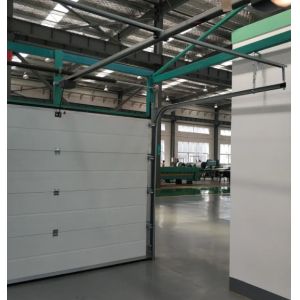 Flat Or Contoured Panel Insulated Sectional Doors Industrial Warehouse Overhead