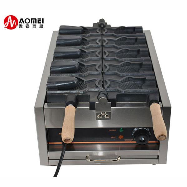 Quality Multifunctional Fish Taiyaki Machine Make Waffle and Fish Shape with Open Mouth wholesale