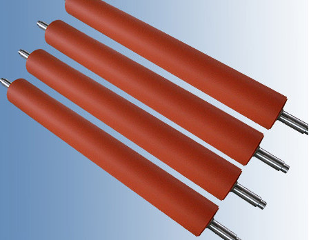 Quality Injection Molded Foaming Silicone Rubber Roller For Laminating Machine wholesale