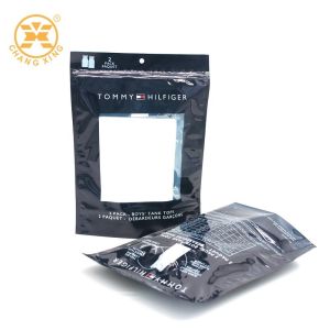 100 Microns PE Matte Small Zipper Plastic CPP Poly Bags For Clothing Packaging