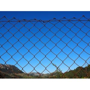 Anping Factory good Chain Link Fence Stadium Fence 9 gauge chain link wire mesh