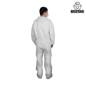 Disposable Polypropylene SPP Breathable Disposable Protective Coverall for