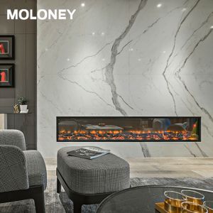 Cheap Freestanding No Heat Wall Mounted Electric Fireplace LED Lamp DIY Log 180cm 70inch for sale