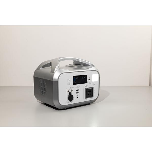 LED Flash Light Recharge Lifepo4 Cylindrical With 3 AC Outlets Battery Power Bank For Smartphones