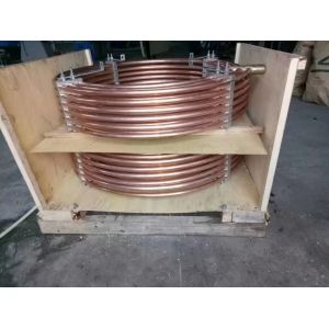 Copper Nickel Tube Thrust Bearing Oil Cooler For Turbine And Generator