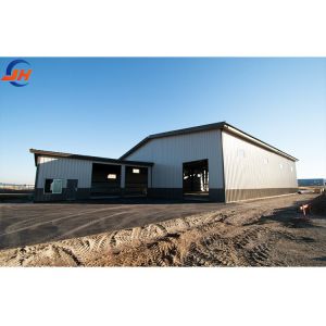 Low Carbon Steel Prefabricated Commercial Building Warehouse with Convenient Design