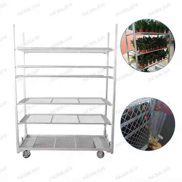 Pp Caster Easy Assemble Durable Burly Waterproof Bud Room Danish Trolley Shelves