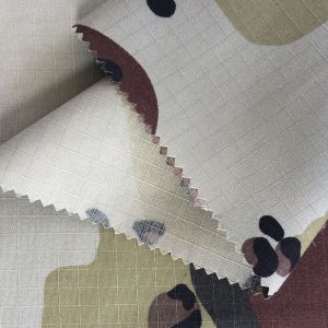 Plain Dyed 100 Cotton Camouflage Fabric Ripstop Print Custom Design