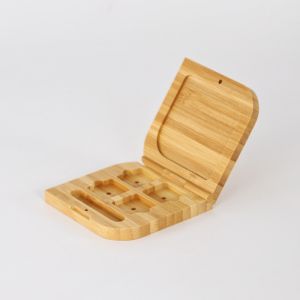 Recyclable Glitter Eye Shadow Boxes 10ml Bamboo ODM BPA Free