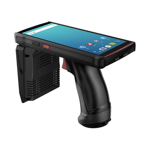 Mobile 4G Wifi Android RFID Data Collector PDA UHF Handheld Reader With Barcode