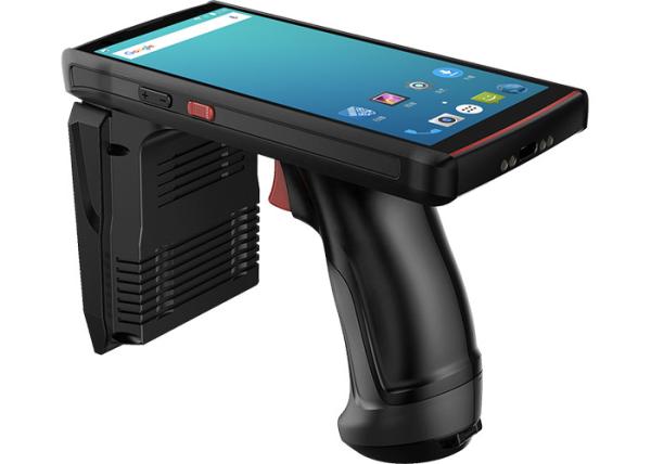 Quality Mobile 4G Wifi Android RFID Data Collector PDA UHF Handheld Reader With Barcode Scanner wholesale