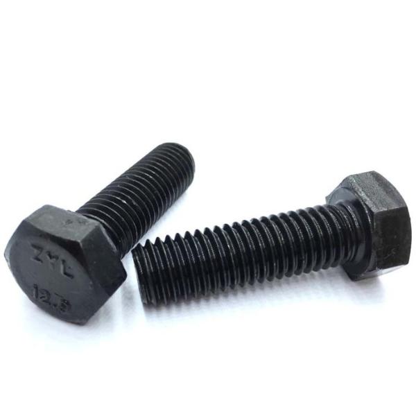 Quality Hex Heavy Bolt Carbon Steel Grade 12.9 M16 7/16 Inch Black Oxide Finish High Strength Structural Support wholesale