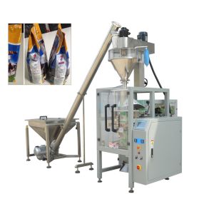 Auger / Screw Measuring Pillow Packing Machine , Electric Coffee Powder Packing