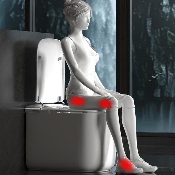 Quality ALLWELL Smart Bathroom Intelligent Toilet Seat Ceramic Design Smart Toilet Automatic Bowl WC wholesale