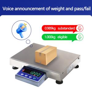 6-Digit LED Display SOHE AT-B 3KG Electronic Table Scale for Industrial