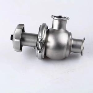 WZ Sanitary SS 304 316 Manual Stop Reversing Valve Angle Type Stop Globe Valve
