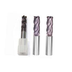 Standard Carbide End Mill Cutter TiAlN-nano Coating General Processing