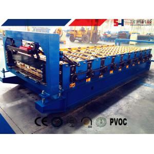 Safe Cold Roll Forming Machine Blue For Pre Cutting Metal Sheets