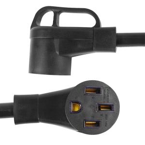 30 Amp Generator Inlet Box NEMA L14-30P Twist Lock Plug to 14-50R Adapter with