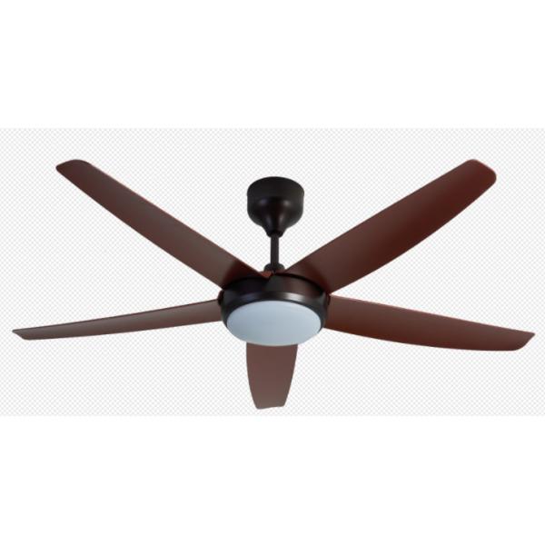 Gold 56 Inch Modern DC Motor Ceiling Fan with light For Office