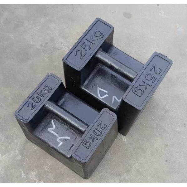Quality Stackable 20kg Test Weights M1 20kg Cast Iron Calibration Weights For Crane wholesale