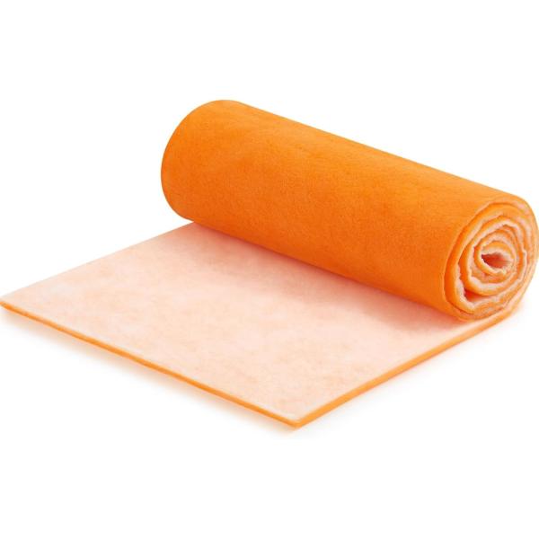 Cut to Size Air Filter Media Roll Orange and White Polyester Air Filter Material
