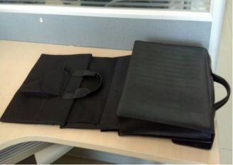 China 44 * 33 * 8.5cm Counter Terrorism Equipment Handheld Black Bulletproof Briefcase supplier