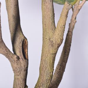 Multi-Stem 7ft Artificial Ficus Lyrata Faux Fiddle Leaf Fig Plant For Lobby