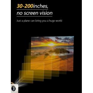 1500 Lumens WiFi 4K HD LED Mini Portable Projectors Wireless